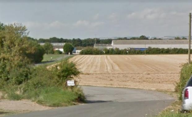 The site of the biogas plant, image copyright google.co.uk