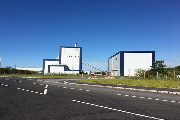 The biomass-fired plant