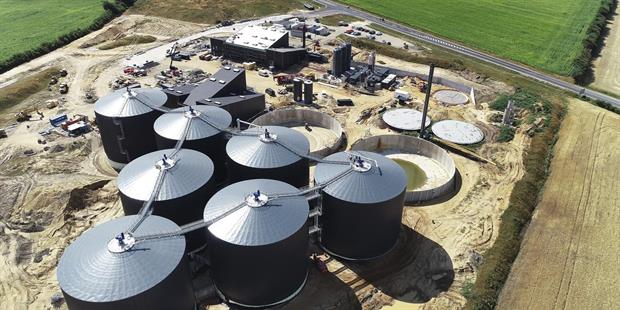 Nature Energy's Korskro biogas plant is currently under-construction