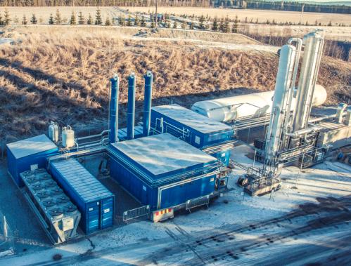 The Wärtsilä biogas liquefaction plant in Oslo, Norway