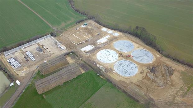 The facility under construction, image copyright Weltec 