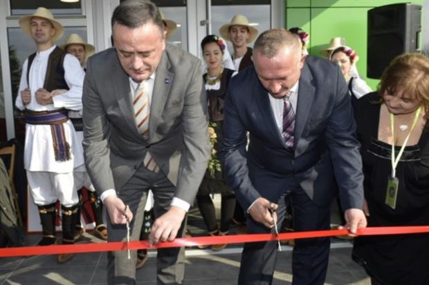 The plant's official opening