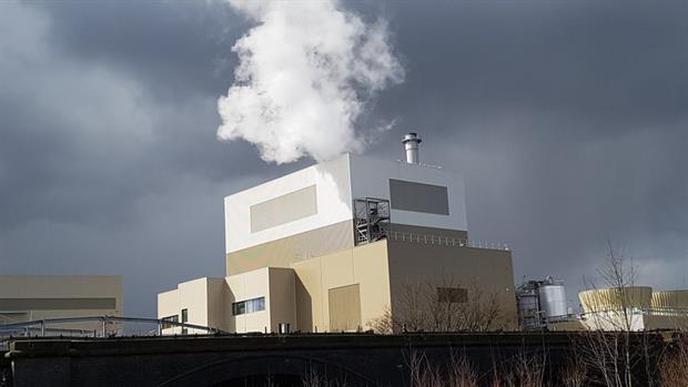 The biomass-fired plant, image copyright @LABCRotherham