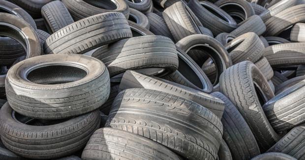 Tyres are among the plant's feedstock