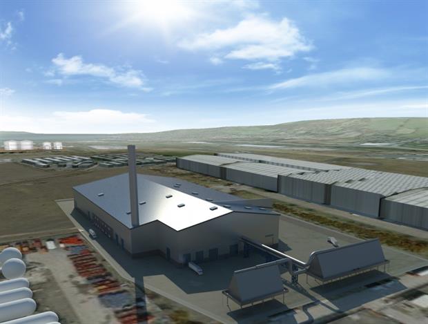 An artist's impression of the facility