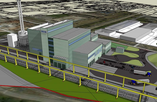 An artist's impression of the facility