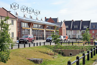 Upton eco-housing development (credit: Northampton Borough Council)
