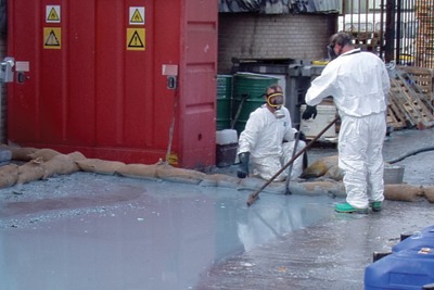 Biolab's chemical spill, courtesy of the Environment Agency