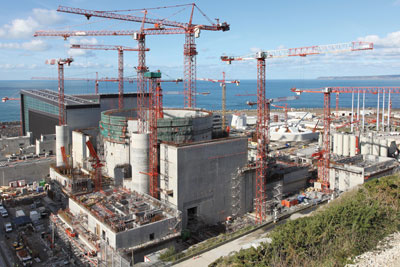 EDF and Areva's joint nuclear power plant design, Flamanville, France