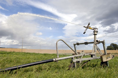 Farm irrigation schemes in Scotland could be affected by a review of abstraction licences. Credit: SEPA.