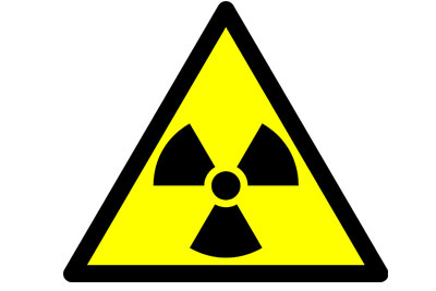Radioactive waste sign
