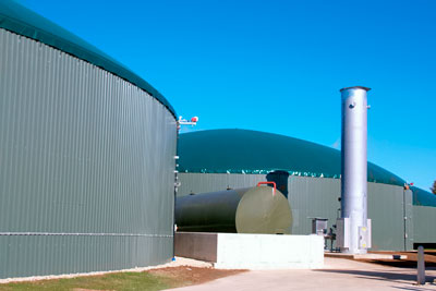 Agrivert's anaerobic digestion plant at Cassington, Oxfordshire