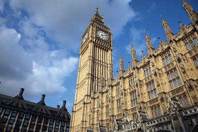 Houses of Parliament, Westminster: Most government departments will have responsibility for sectoral emissions (credit: Purepix/Alamy)