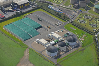 Seven Trent's energy crop AD plant near Nottingham