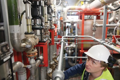 Highview's cryogenic storage device at the Slough Heat and Power biomass power plant was commissioned in March (credit: Highview)