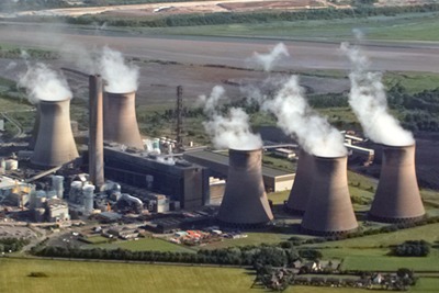 SSE's Fiddlers Ferry coal-fied power station (CC AS 2.0 Alan James)