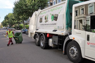 Waste lorry. Credit: Veolia