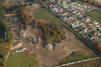 O'Donnell's illegal landfill site, photographed in 2007