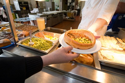 School dinners are excluded from the government's new green food rules (picture: Peter Alvey / Alamy)