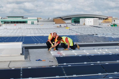 IKEA's Southampton store has solar panels installed. Credit: IKEA