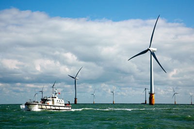Wind energy was the UK's fastest growing low-carbon and environmental goods and services sector in 2009/10 (photo: Vattenfall)