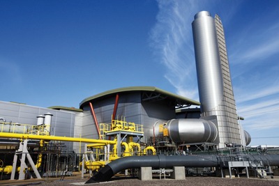 Centrica's combined-cycle gas-fired turbin, Langage, Devon