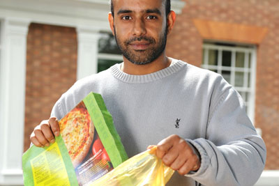 Leicester residents are being given new recycling bags to replace kerbside-sorted boxes (photo: Biffa)
