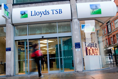The four leading banks – Lloyds (see picture), Barclays, HSBC and RBS – cite methodological barriers to measuring their financed emissions (photo: Lloyds TSB)