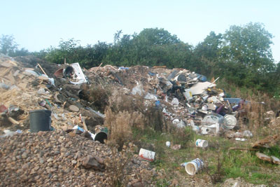 Trago Mills has been fined for illegally dumping waste (photo: Environment Agency)