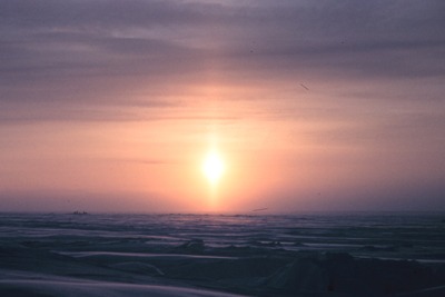 Arctic sunrise (picture: National Oceanic and Atmospheric Administration)