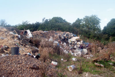 Trago Mills dumped waste illegally (photo: Environment Agency)