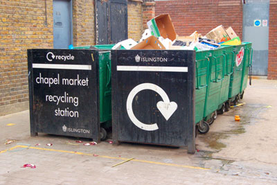 Only 52% of London's C&I waste is currently reused, recycled or composted (photo: Andy F CC-BY-SA-2.0)