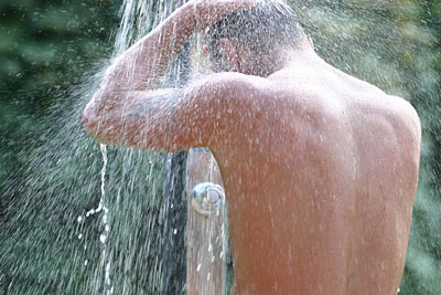 The average shower lasts eight minutes and uses about 62 litres of hot water, costing about 30 pence (photo: Ordinary Guy CC-BY-2.0)