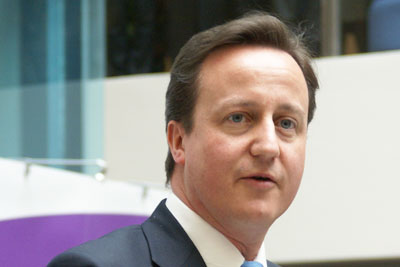 David Cameron vetoed an EU deal to address the debt crisis in the eurozone (photo: UK Home Office)
