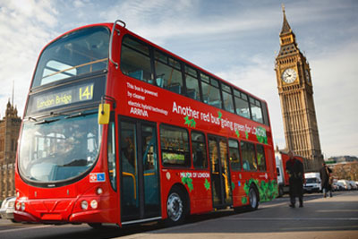 More hybrid buses are set to join the London fleet in this month (photograph: Volvo)