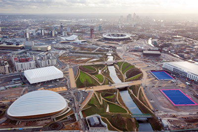 A wide array of environmental works on the Olympic park finished in February