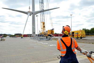 Growth in the wind power sector is expected to continue, says Kmatrix (photo: Ecotricity)