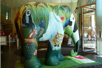 Olswang, the largest carbon reducer in the survey, auctioned 'Eco the Elephant' for a conservation charity (photo: Loz Flowers CC BY-SA 2.0)