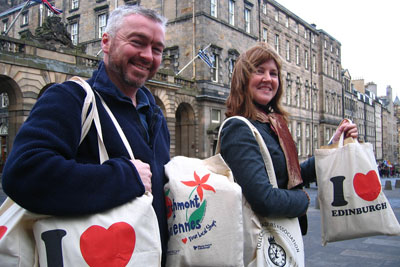 The Scottish government is proposing to charge for carrier bags (photo: Edinburgh Greens CC BY 2.0)