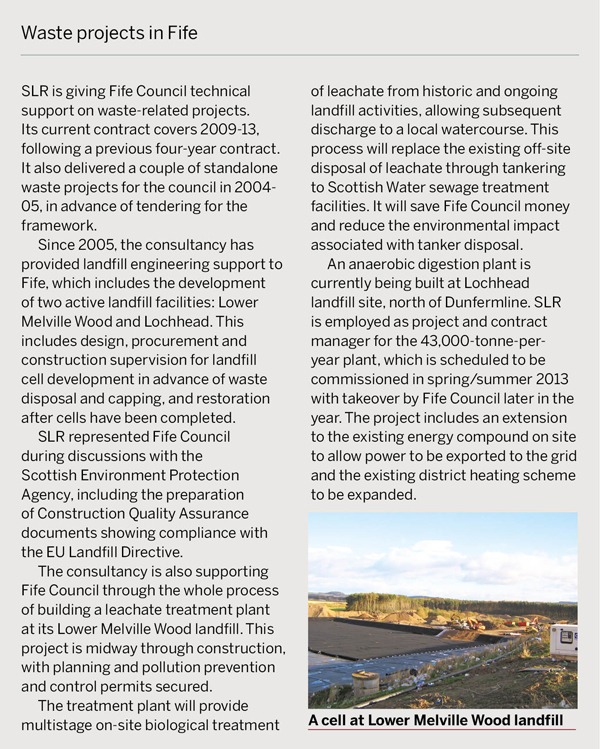 Waste projects in Fife