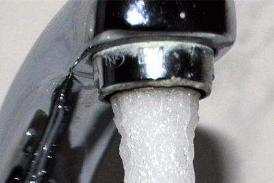 Tap aerators can help improve water efficiency (photograph: nickthestunned, CC by SA 3.0)