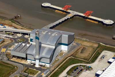 Cory's Belvedere incinerator, London. Credit: Cory