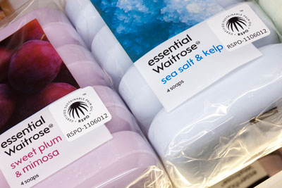 Waitrose is one of several companies that have commited to sourcing sustainable palm oil (photograph: Waitrose)