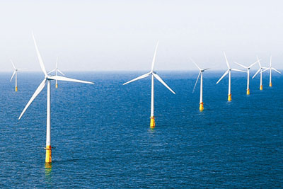 Offshore wind. Credit: Dong Energy