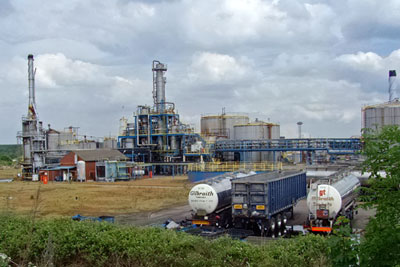 Kopper's tar distillation plant, Scunthorpe (photograph: Paul Harrop, CC by SA 2.0)