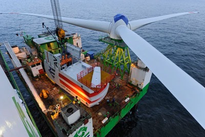 Turbine blades. Credit: REpower Systems, Jan Oelker
