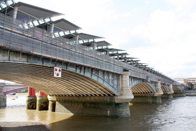 Blackfriers bridge. Credit: Balfour Beatty CSUK