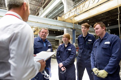 On the shop floor: some auditors like to step away from the desk (photograph: Cultura Creative/Alamy)