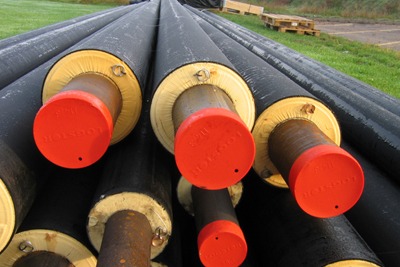 District heating pipes