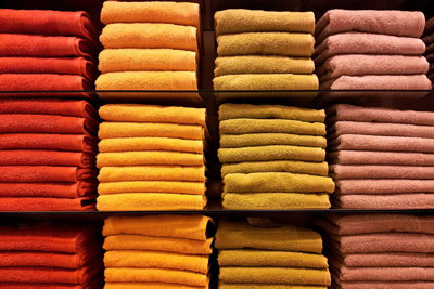 Colourful Towels. Credit: Dmitri Popov
